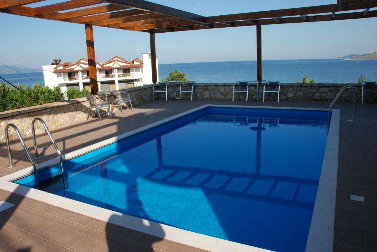 Hotel Sole Sarande Bagian luar foto