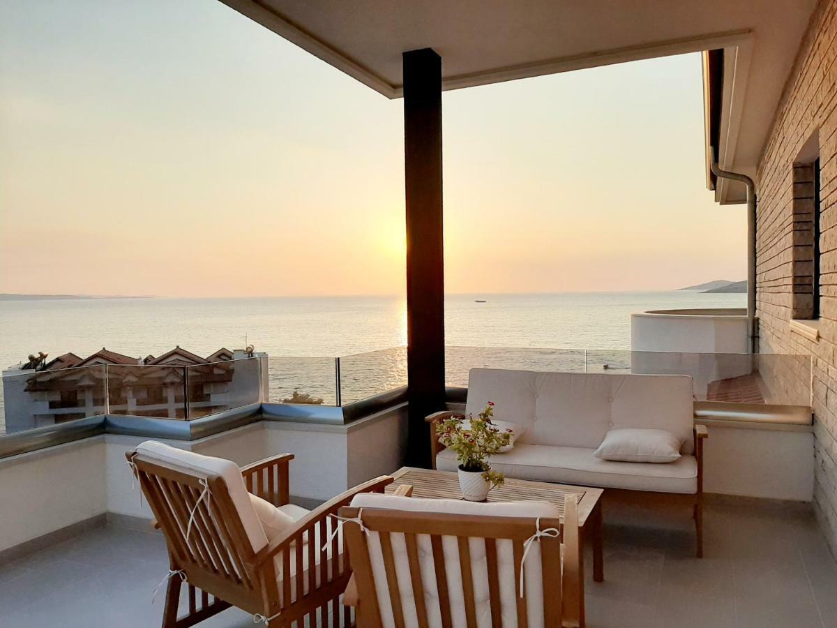 Hotel Sole Sarande Bagian luar foto